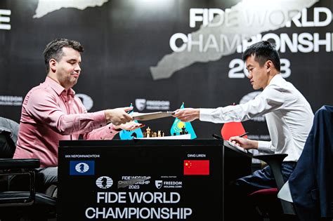 Official Website. The 2023 FIDE World Championship is the most important over-the-board classical event of the year and decides who will be the next world champion. GMs Ian Nepomniachtchi and Ding Liren will play a match to decide who takes over GM Magnus Carlsen 's throne after the current world champion abdicated his title.
